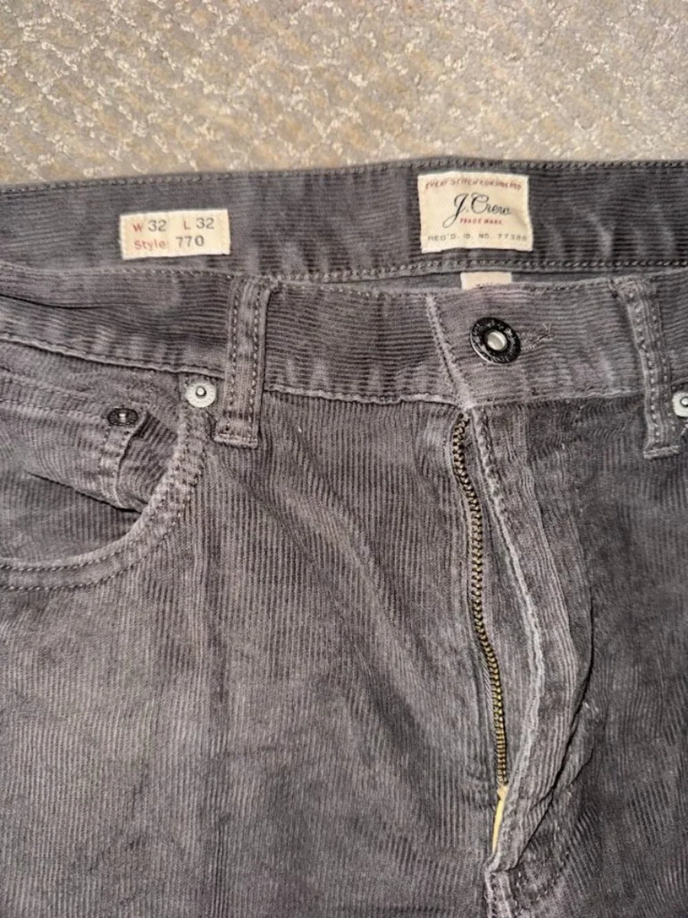 J.Crew 770 Straight-Fit Corduroy Pants 32/32